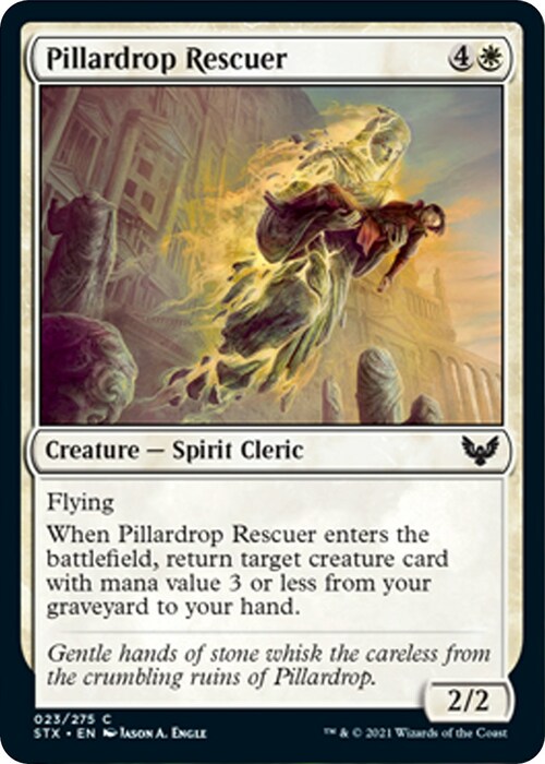 Pillardrop Rescuer Card Front