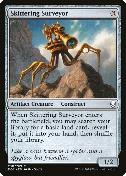 Skittering Surveyor Card Front