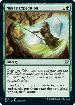 Nissa's Expedition Card Front