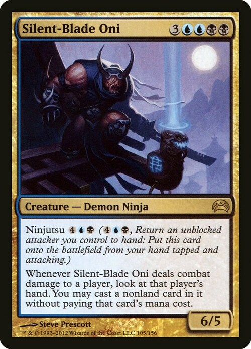 Silent-Blade Oni Card Front