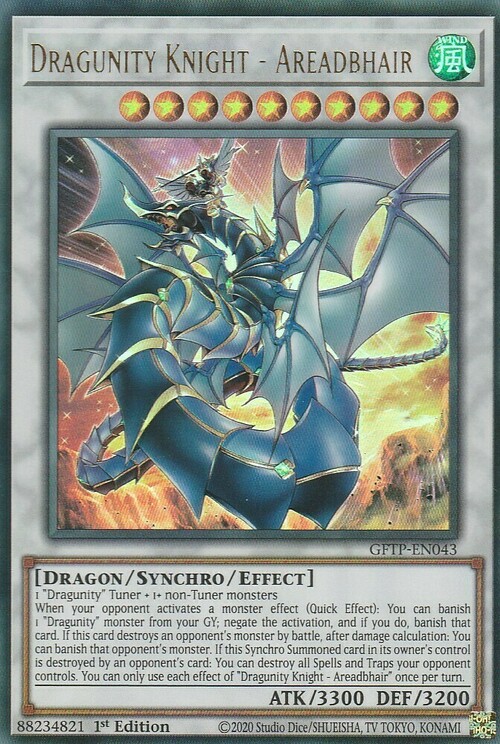 Dragunity Knight - Areadbhair Card Front