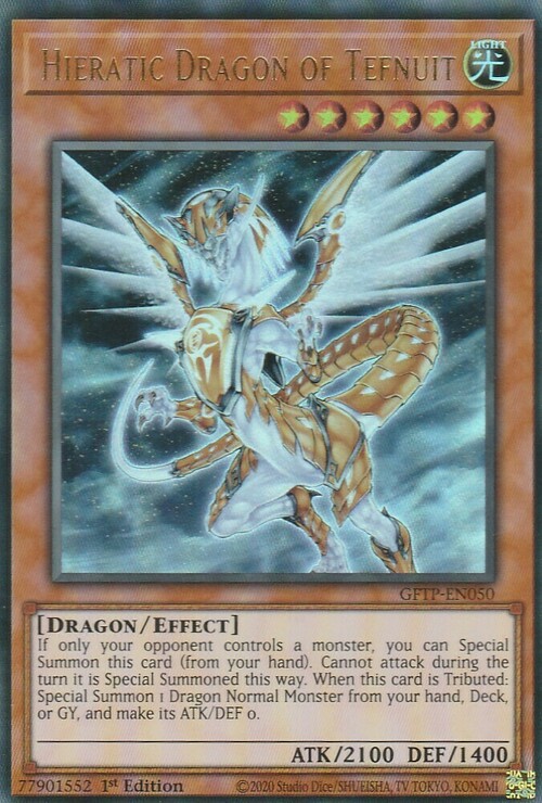 Hieratic Dragon of Tefnuit Card Front