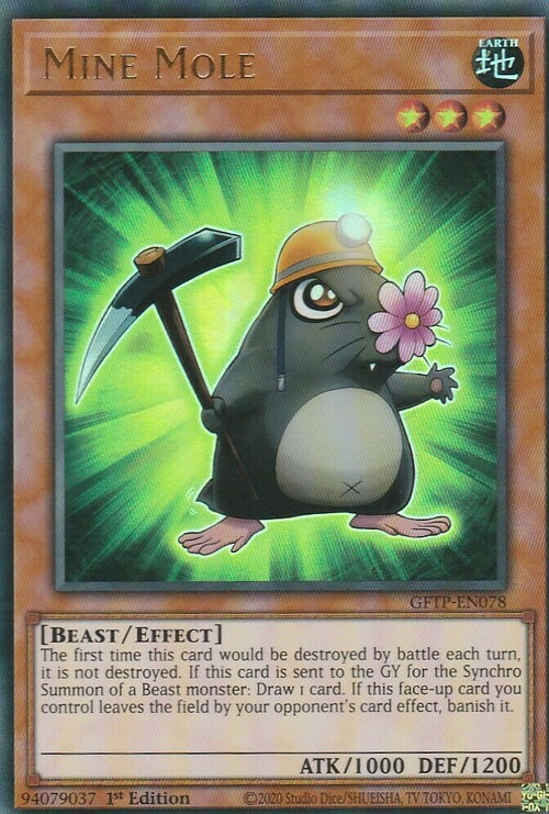 Mine Mole Card Front