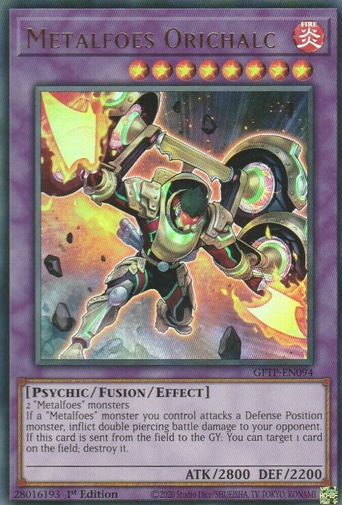 Metalfoes Orichalc Card Front