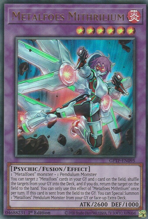 Metalfoes Mithrilium Card Front