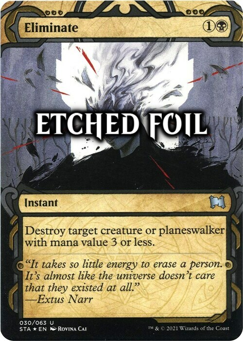 Eliminate Card Front