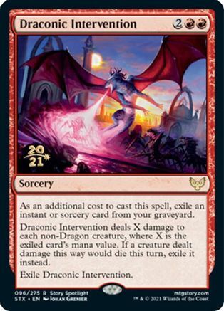 Draconic Intervention Card Front