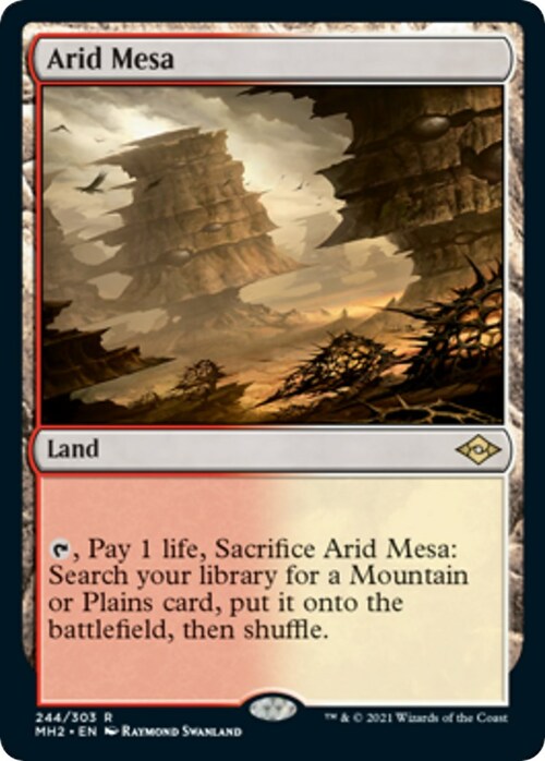 Arid Mesa Card Front