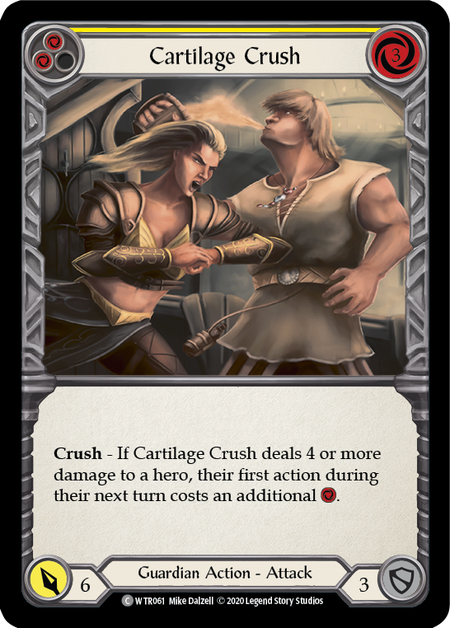 Cartilage Crush - Yellow Card Front