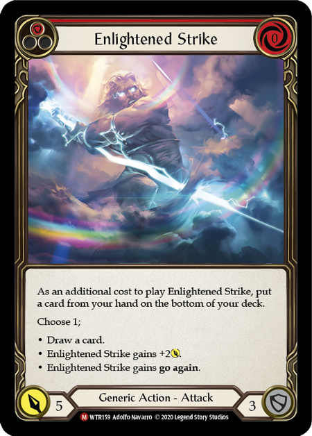 Enlightened Strike Card Front