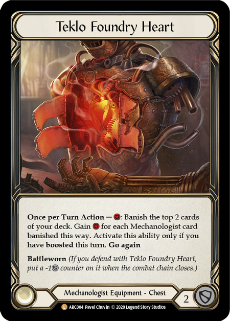 Teklo Foundry Heart Card Front