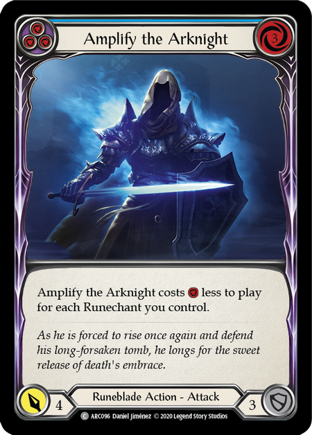 Amplify the Arknight - Blue Card Front