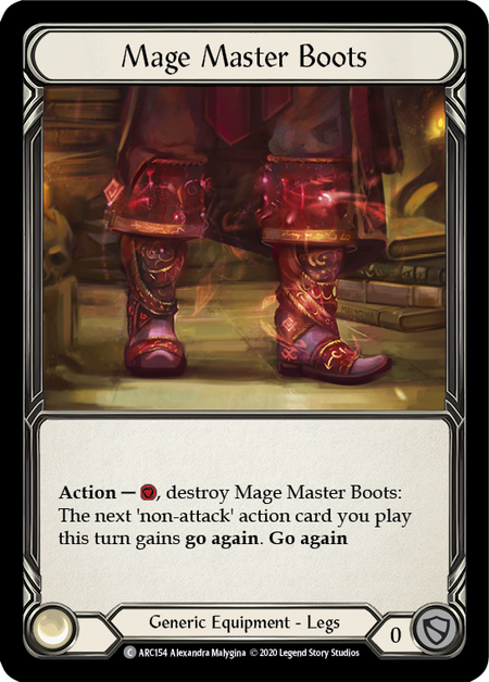 Mage Master Boots Card Front