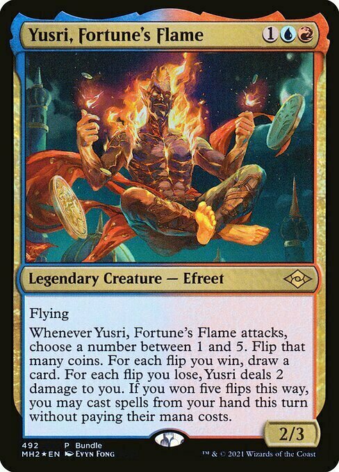 Yusri, Fortune's Flame Card Front