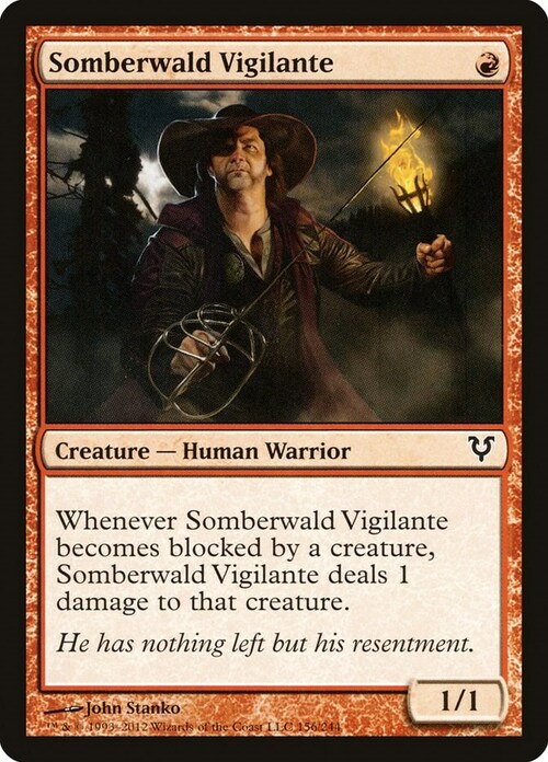 Somberwald Vigilante Card Front