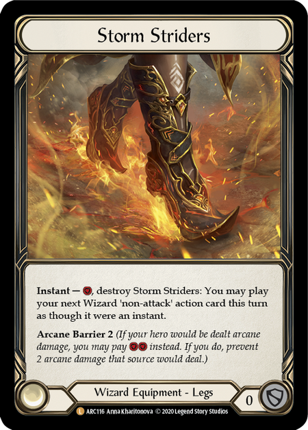 Storm Striders Card Front