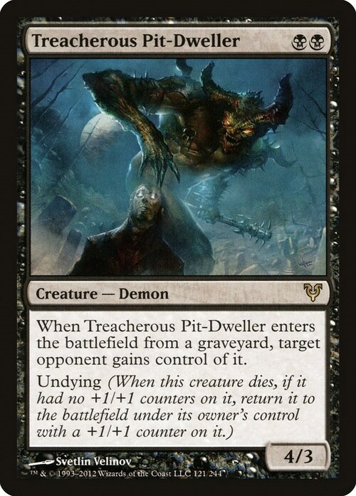 Treacherous Pit-Dweller Card Front