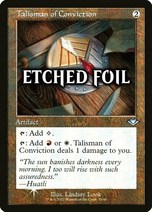 Talisman of Conviction Card Front