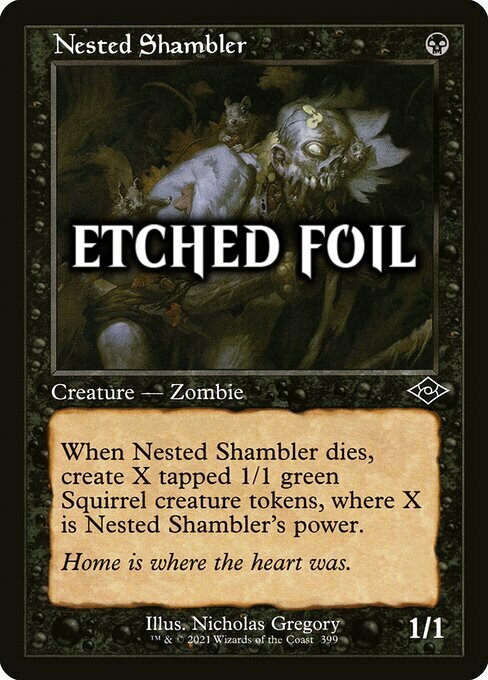 Nested Shambler Card Front