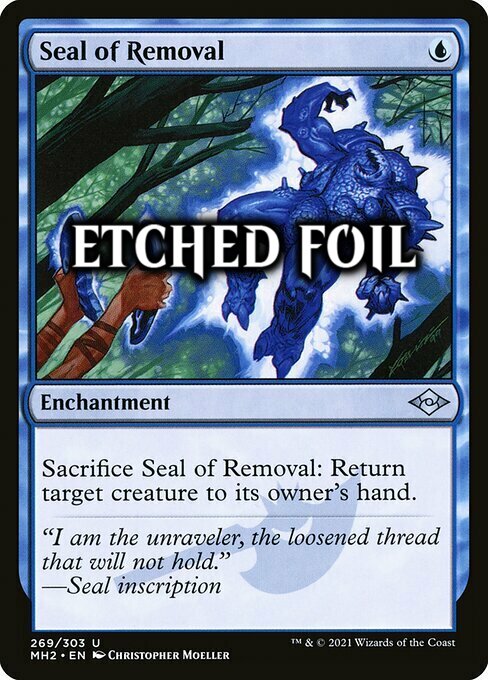 Seal of Removal Card Front