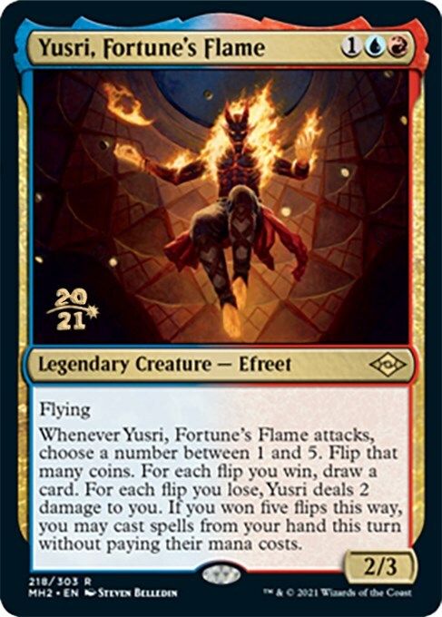 Yusri, Fortune's Flame Card Front