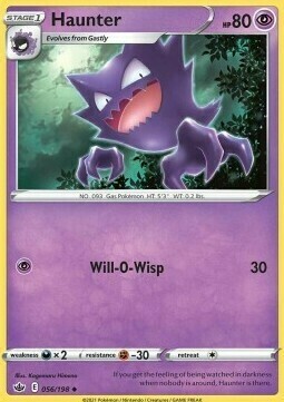 Haunter Card Front