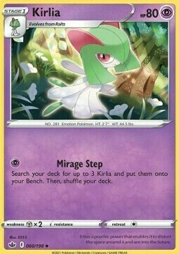 Kirlia Card Front