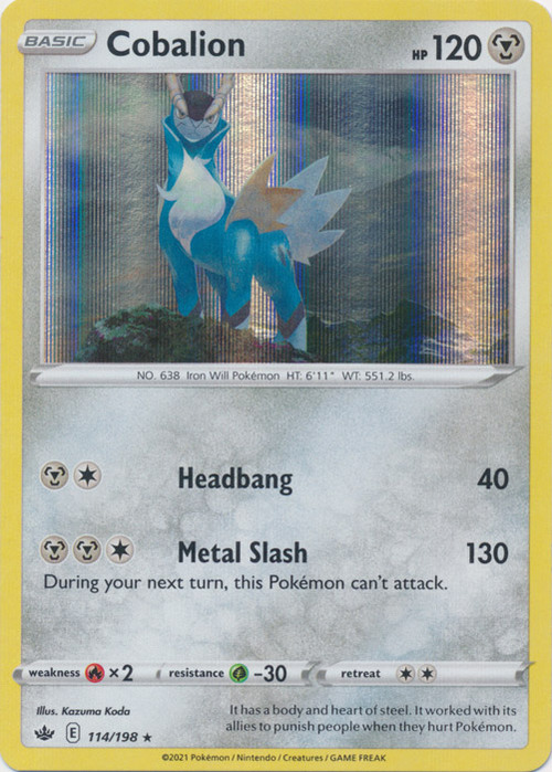 Cobalion Card Front