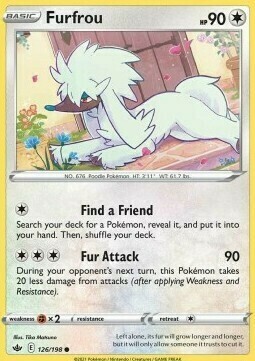 Furfrou Card Front