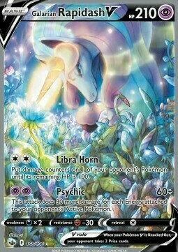 Galarian Rapidash V Card Front