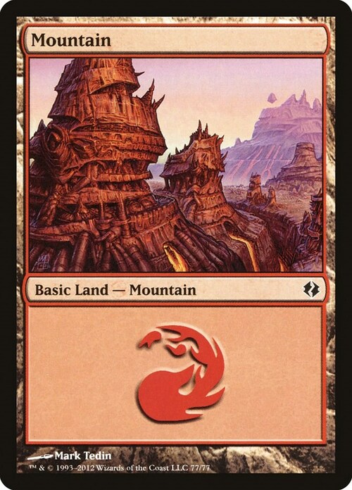 Mountain Card Front