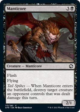 Manticore Card Front