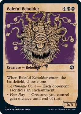 Baleful Beholder Card Front