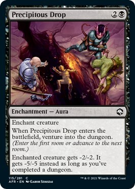 Precipitous Drop Card Front