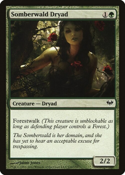 Somberwald Dryad Card Front