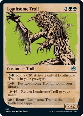 Loathsome Troll Card Front