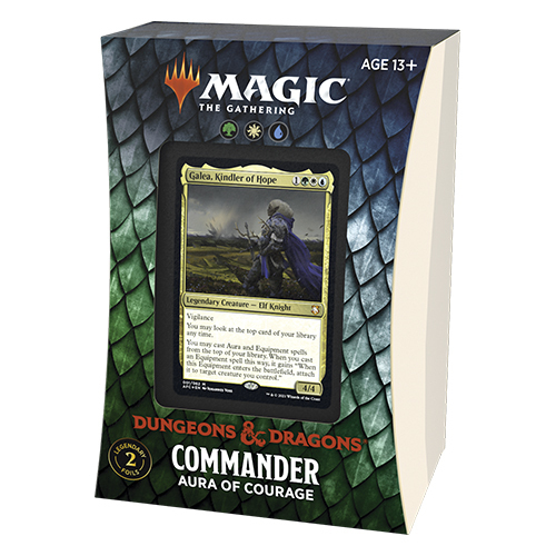 Commander: Aventuras en Forgotten Realms: "Aura of Courage" Deck