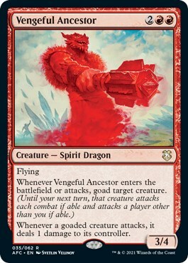 Vengeful Ancestor Card Front