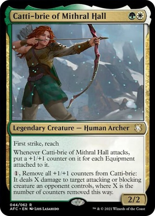 Catti-brie of Mithral Hall Card Front