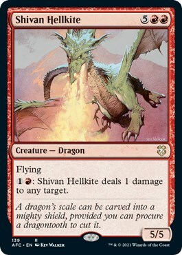 Shivan Hellkite Card Front