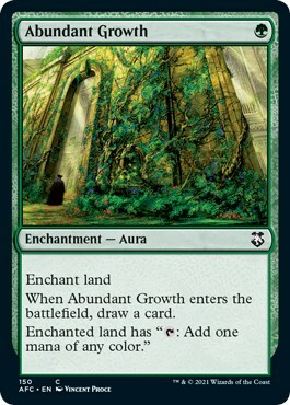 Abundant Growth Card Front