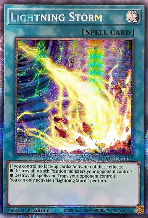 Lightning Storm Card Front