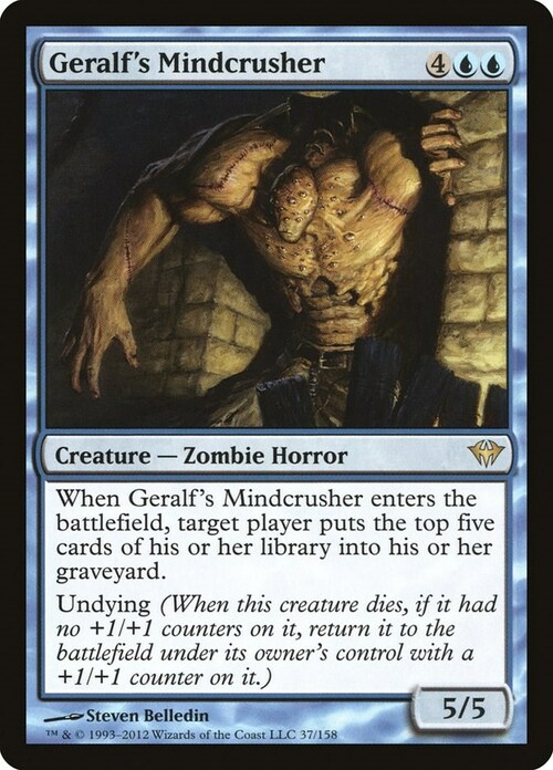 Geralf's Mindcrusher Card Front