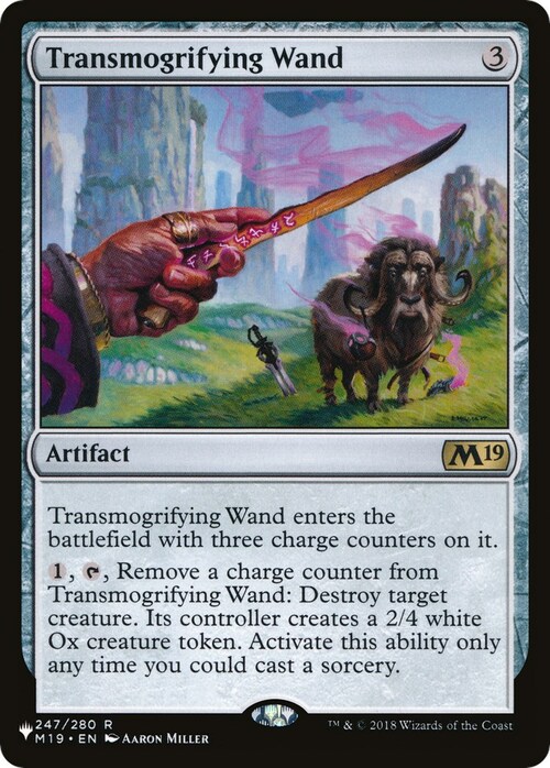 Transmogrifying Wand Card Front