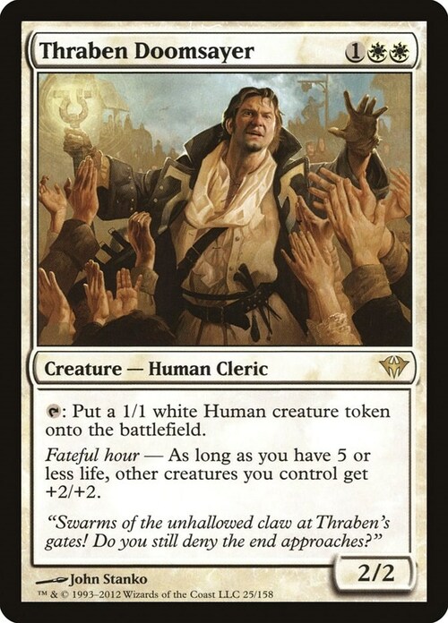 Thraben Doomsayer Card Front