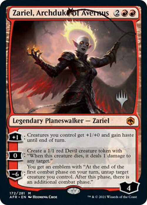 Zariel, Archduke of Avernus Card Front