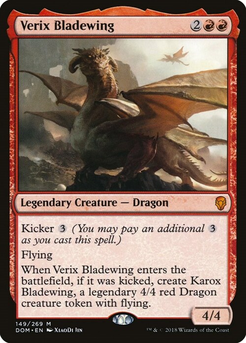 Verix Bladewing Card Front