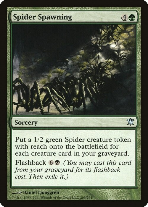 Spider Spawning Card Front