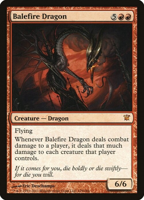 Balefire Dragon Card Front