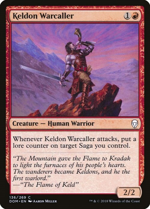 Keldon Warcaller Card Front